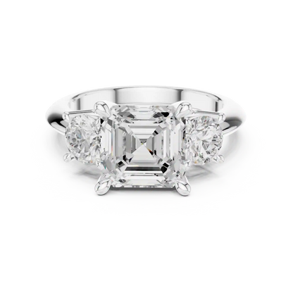 Three Step Diamond Ring