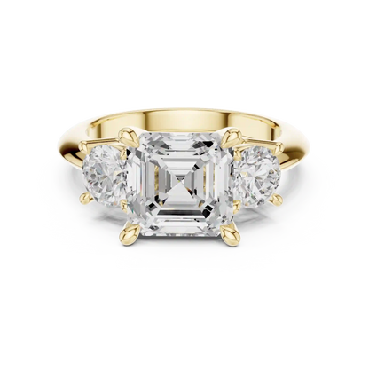 Three Step Diamond Ring