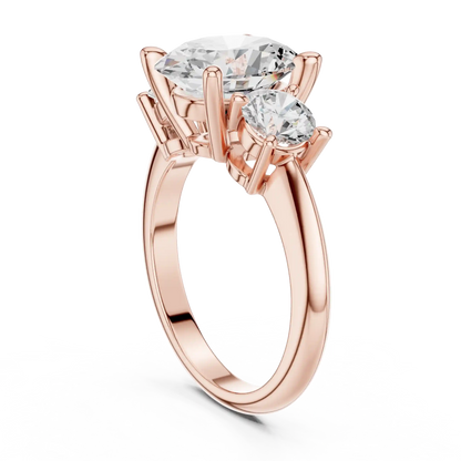 Trio Bloom Diamond Ring