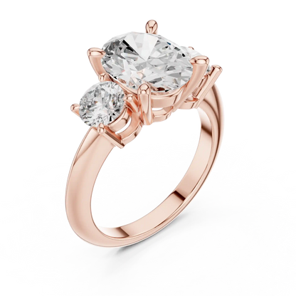 Trio Bloom Diamond Ring