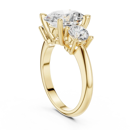 Trio Bloom Diamond Ring