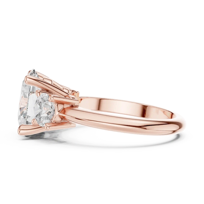 Trio Bloom Diamond Ring
