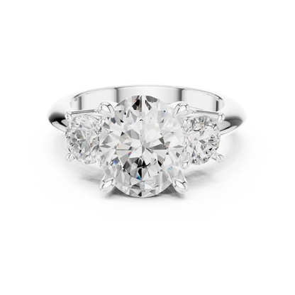 Trio Bloom Diamond Ring
