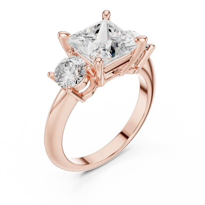 Trio Anchor Diamond Ring