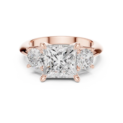 Trio Anchor Diamond Ring