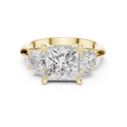 Trio Anchor Diamond Ring