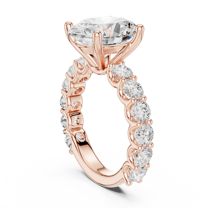Graduated Row Diamond Ring