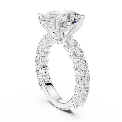 Graduated Row Diamond Ring