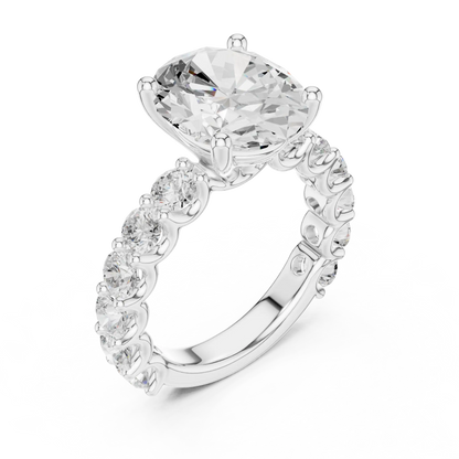 Graduated Row Diamond Ring