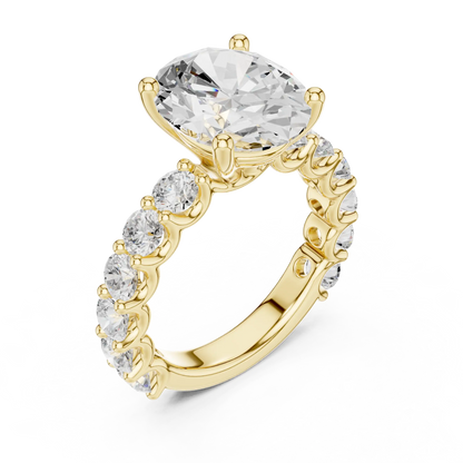 Graduated Row Diamond Ring