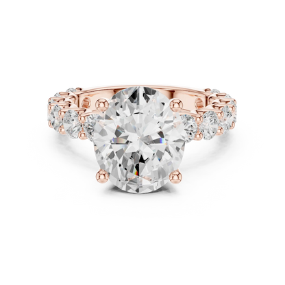 Graduated Row Diamond Ring