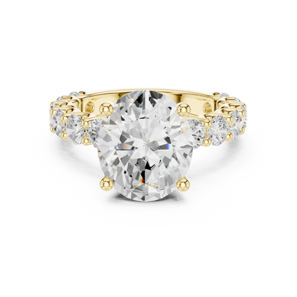 Graduated Row Diamond Ring