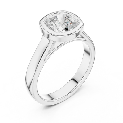 Bold Frame Diamond Ring