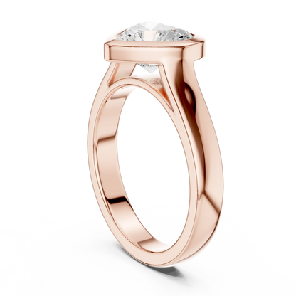 Devoted Heart Diamond Ring