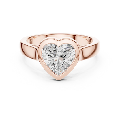 Devoted Heart Diamond Ring