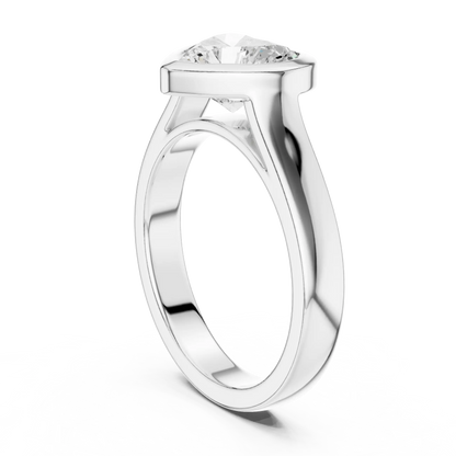 Devoted Heart Diamond Ring