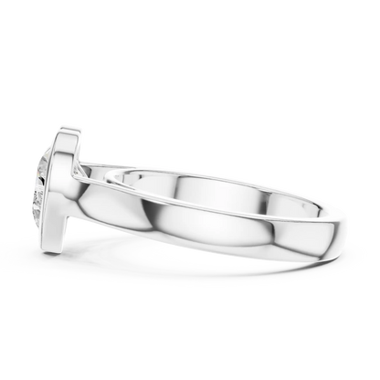 Devoted Heart Diamond Ring