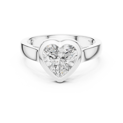 Devoted Heart Diamond Ring