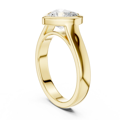 Devoted Heart Diamond Ring