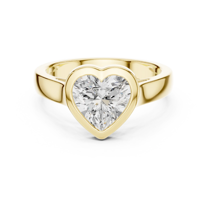 Devoted Heart Diamond Ring