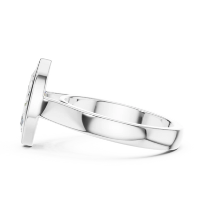 Sheer Frame Diamond Ring