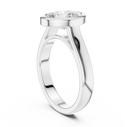 Oval Embrace Diamond Ring