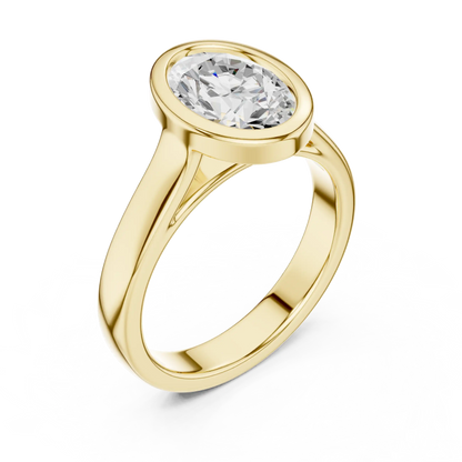 Oval Embrace Diamond Ring