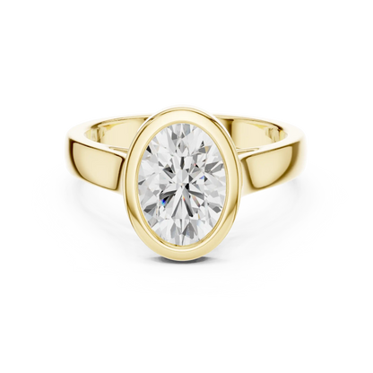 Oval Embrace Diamond Ring