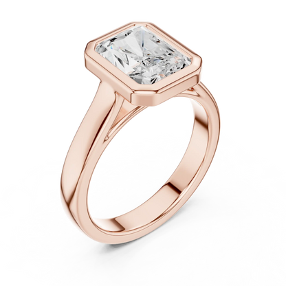 Bold Bezel Diamond Ring