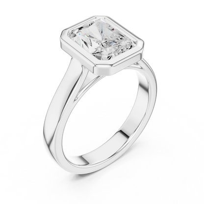 Bold Bezel Diamond Ring