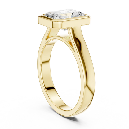 Bold Bezel Diamond Ring