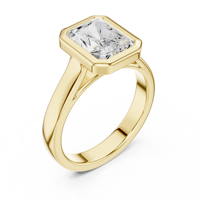 Bold Bezel Diamond Ring