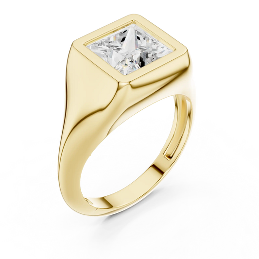 Signet Bold Diamond Ring