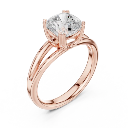 Split Horizon Diamond Ring