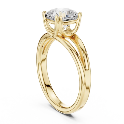 Split Horizon Diamond Ring
