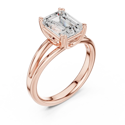 Split Stem Diamond Ring