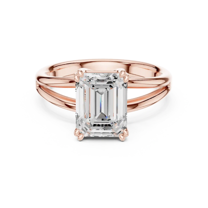 Split Stem Diamond Ring