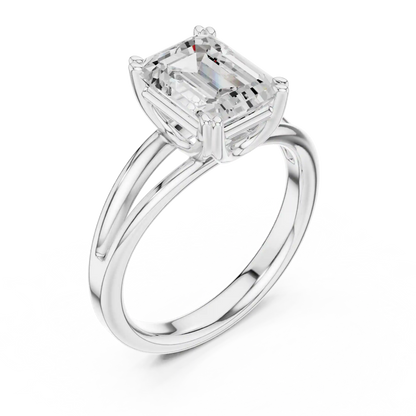 Split Stem Diamond Ring
