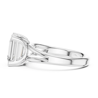 Split Stem Diamond Ring