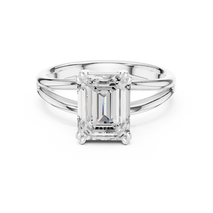 Split Stem Diamond Ring
