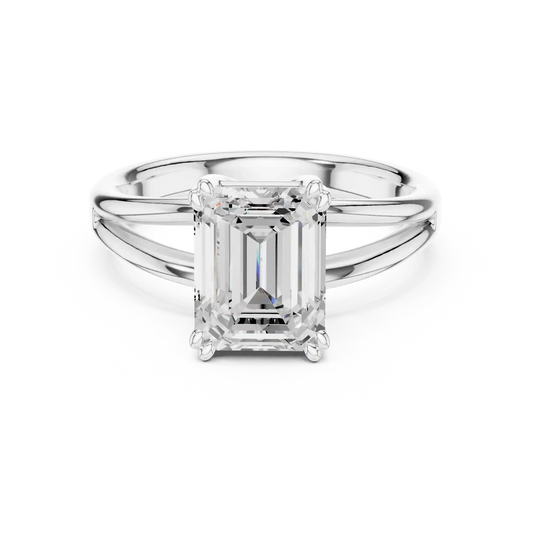 Split Stem Diamond Ring