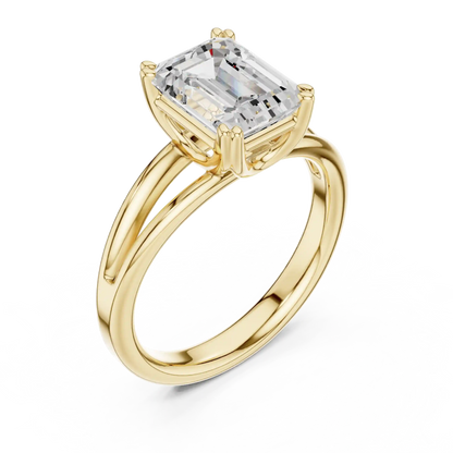 Split Stem Diamond Ring