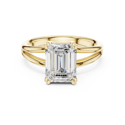 Split Stem Diamond Ring