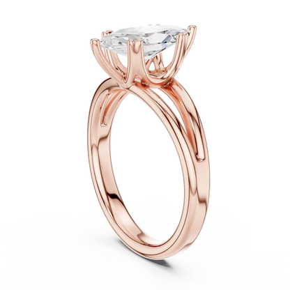 Split Shank Diamond Ring