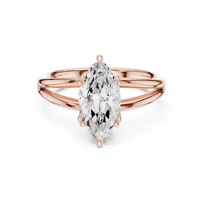 Split Shank Diamond Ring