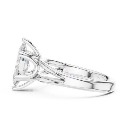 Split Shank Diamond Ring