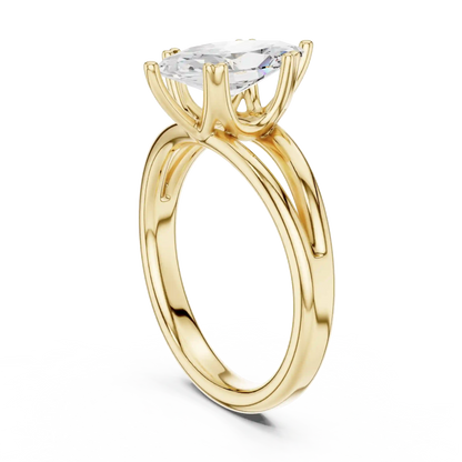 Split Shank Diamond Ring