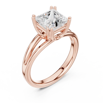 Split Band Diamond Ring
