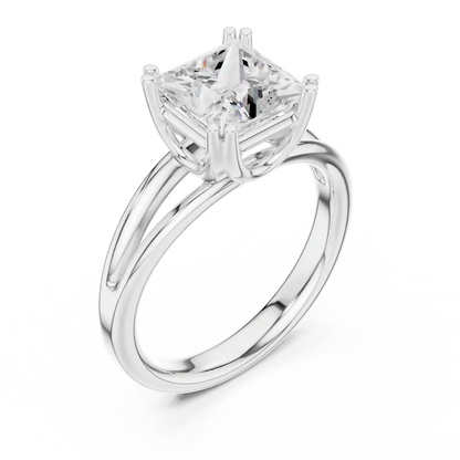 Split Band Diamond Ring