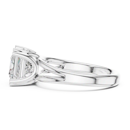 Split Band Diamond Ring